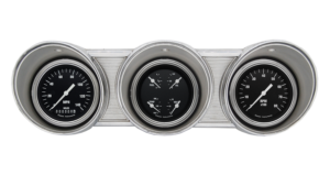 1962-1963 Ford Fairlane Aluminum Gauge Panel Adapter w/ Classic Instruments Hot Rod Gauges