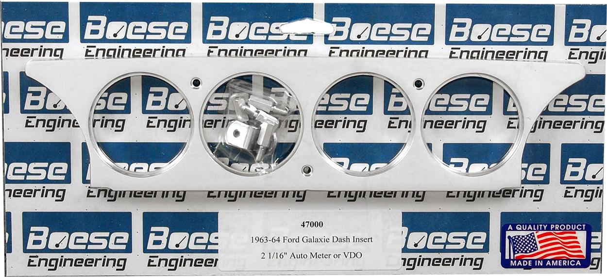 1963-1964 Ford Galaxie Gauge Aluminum Gauge Panels