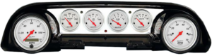 1963-1964 Ford Galaxie Aluminum Gauge Panel w/ AutoMeter Street Rod Series Gauges