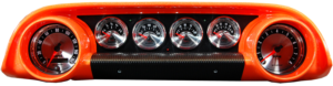 1963-1964 Ford Galaxie Aluminum Gauge Panels w/ Auto Meter American Muscle Gauges
