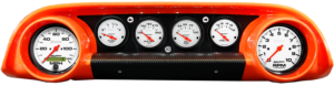 1963-1964 Ford Galaxie Aluminum Gauge Panels w/ Auto Meter Phantom Gauges