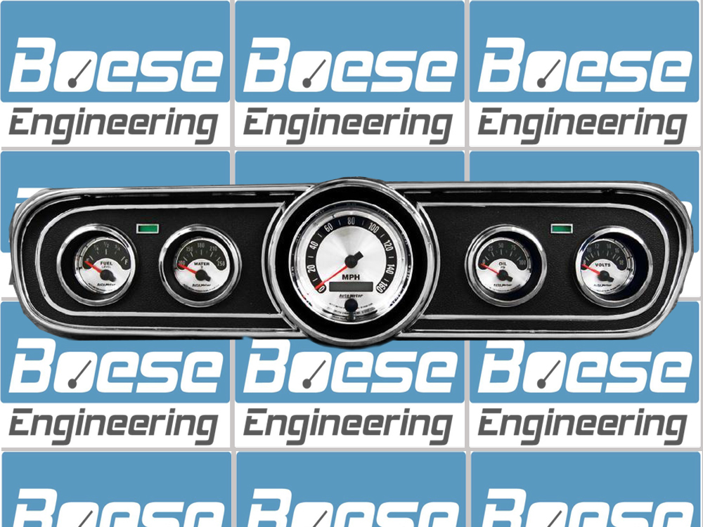 1965-1966 Ford Mustang Adapter Panels w/ Auto Meter American Muscle Gauges