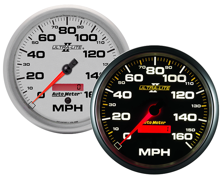 4989 Auto Meter Ultra-Lite II 5" Electric 0-160 MPH Speedometer