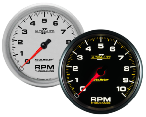 4998 Auto Meter Ultra-Lite II 5" In-Dash 10,000 RPM Tachometer