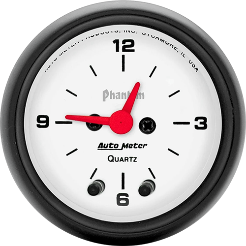 1940 Chevy Car Clock Insert w/ Auto Meter Phantom Clock - Image 2