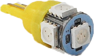 5SMD-xx T10 LED Light (5050-5SMD) Wedge Bulb - Image 4