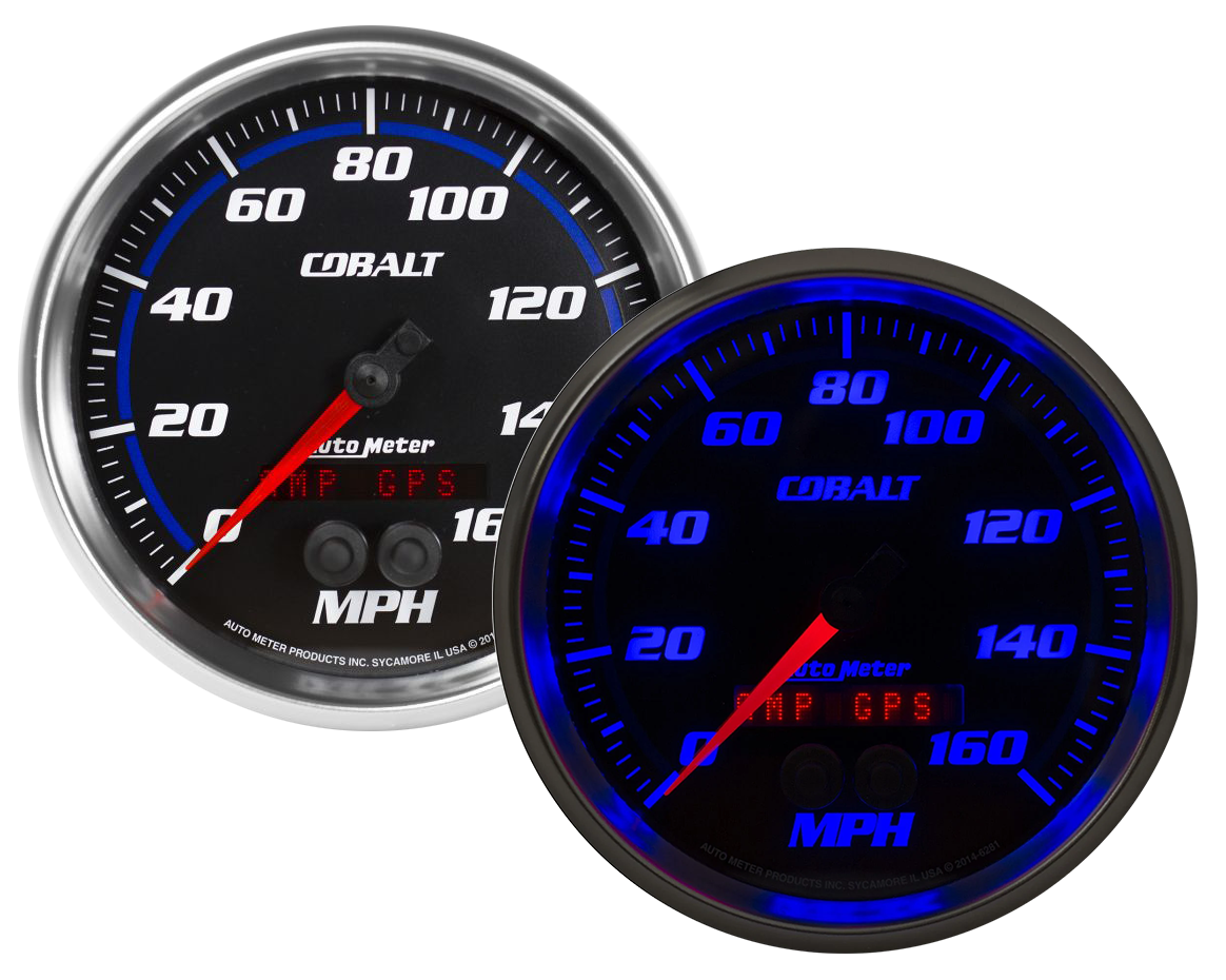 6281 Auto Meter Cobalt 5" GPS 0-160 MPH Speedometer