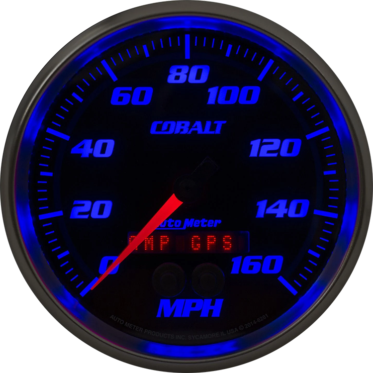 6281 Auto Meter Cobalt 5" GPS 0-160 MPH Speedometer - Image 3