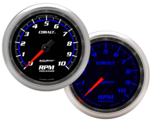 6297 Auto Meter Cobalt 3-3/8" In-Dash Tachometer (0-10,000 RPM)