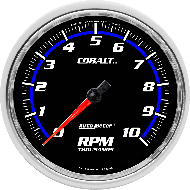 6298 Auto Meter Cobalt 5" In-Dash Tachometer (0-10,000 RPM) - Image 2