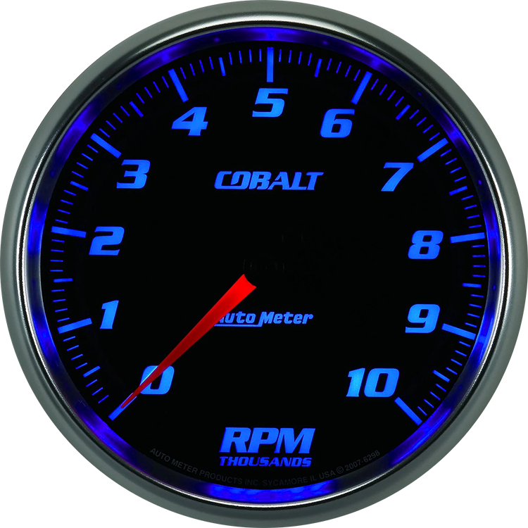 6298 Auto Meter Cobalt 5" In-Dash Tachometer (0-10,000 RPM) - Image 3