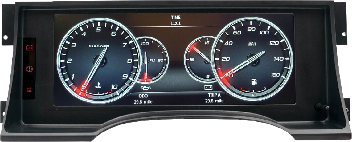 1995-1998 Chevy Truck Invision LCD Direct Fit Dash Kit by Auto Meter