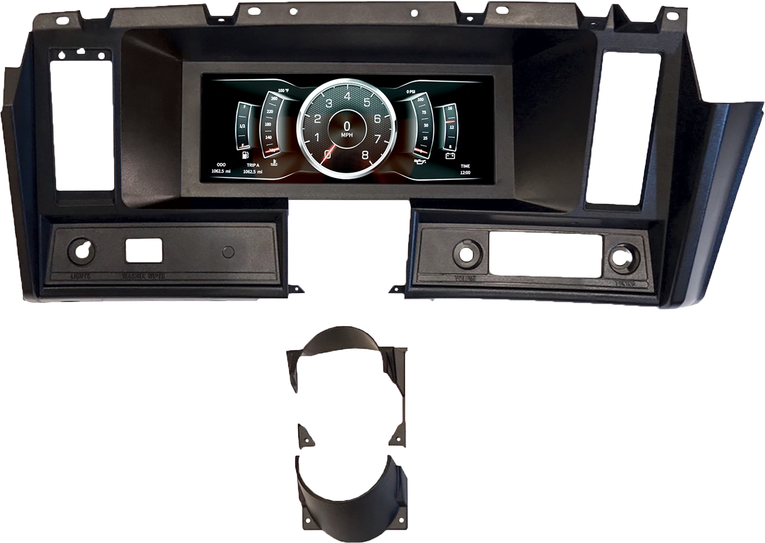 1969 Chevy Camaro Invision LCD Direct Fit Dash Kit by Auto Meter