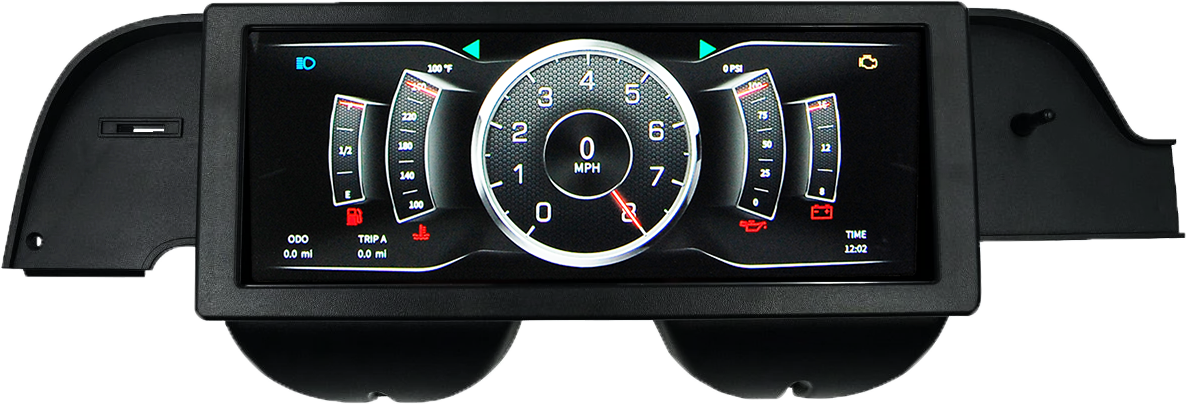 1967-1968 Ford Mustang InVision LCD Dash Kit by AutoMeter 7011