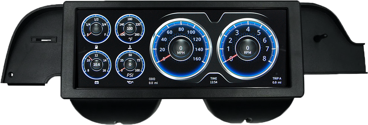 1967-1968 Ford Mustang InVision LCD Dash Kit by AutoMeter 7011 - Image 4