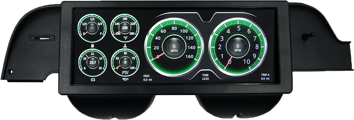 1967-1968 Ford Mustang InVision LCD Dash Kit by AutoMeter 7011 - Image 3