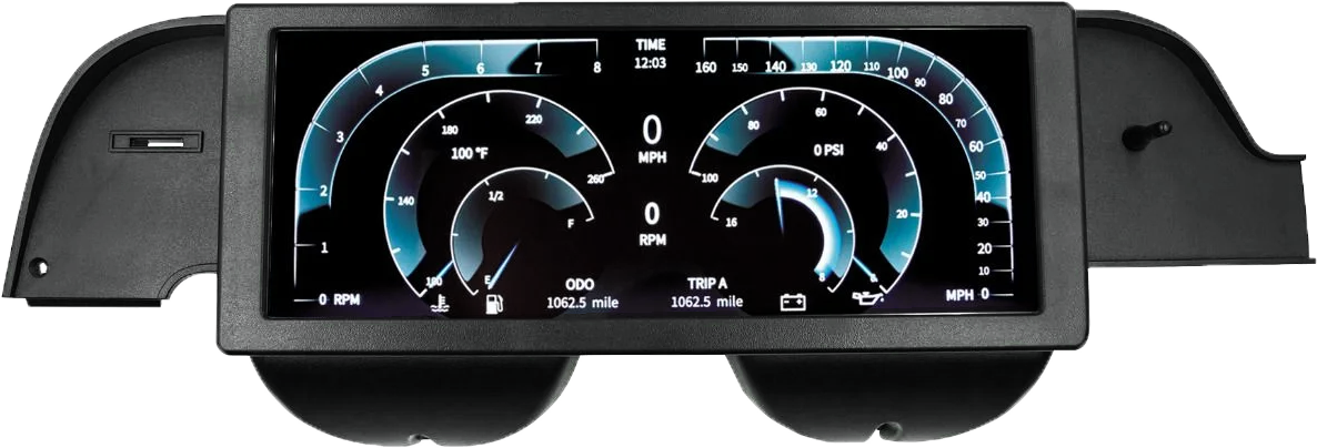 1967-1968 Ford Mustang InVision LCD Dash Kit by AutoMeter 7011 - Image 6