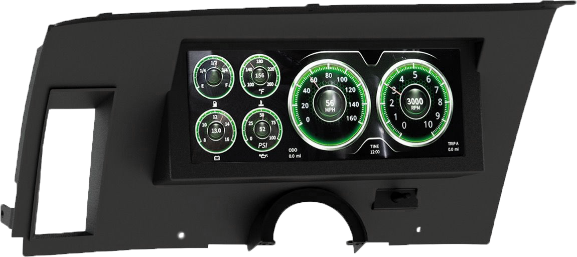 1971-1973 Ford Mustang InVision LCD Dash Kit by AutoMeter 7012