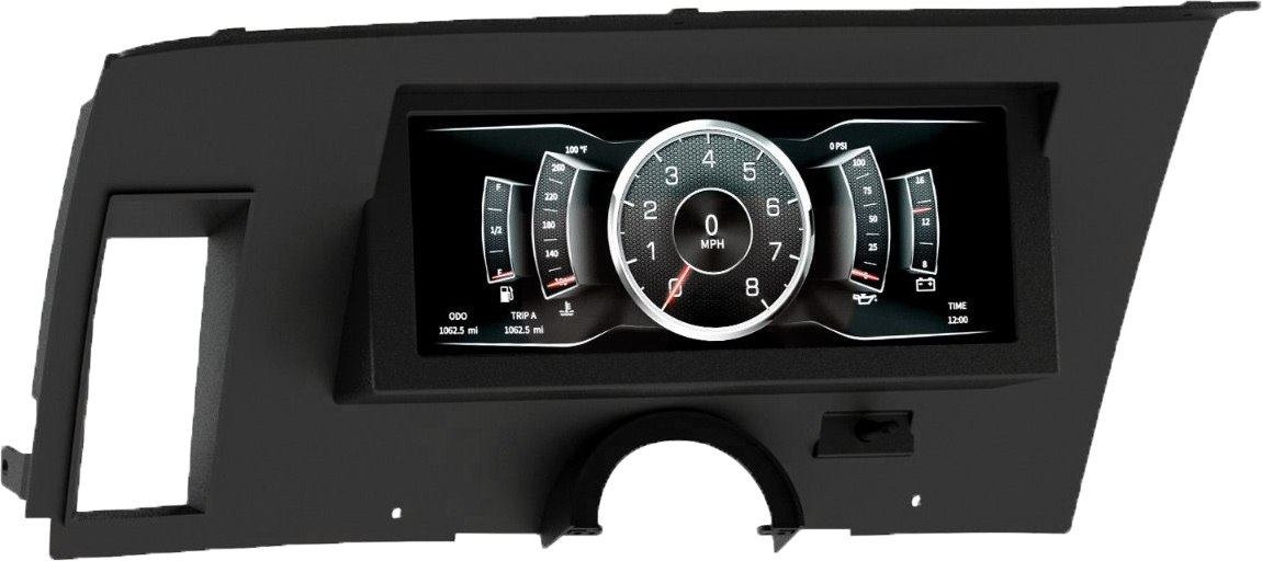 1971-1973 Ford Mustang InVision LCD Dash Kit by AutoMeter 7012 - Image 2