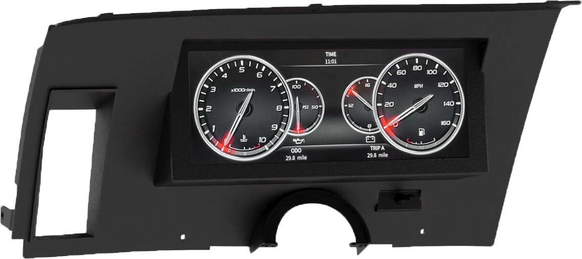 1971-1973 Ford Mustang InVision LCD Dash Kit by AutoMeter 7012 - Image 3