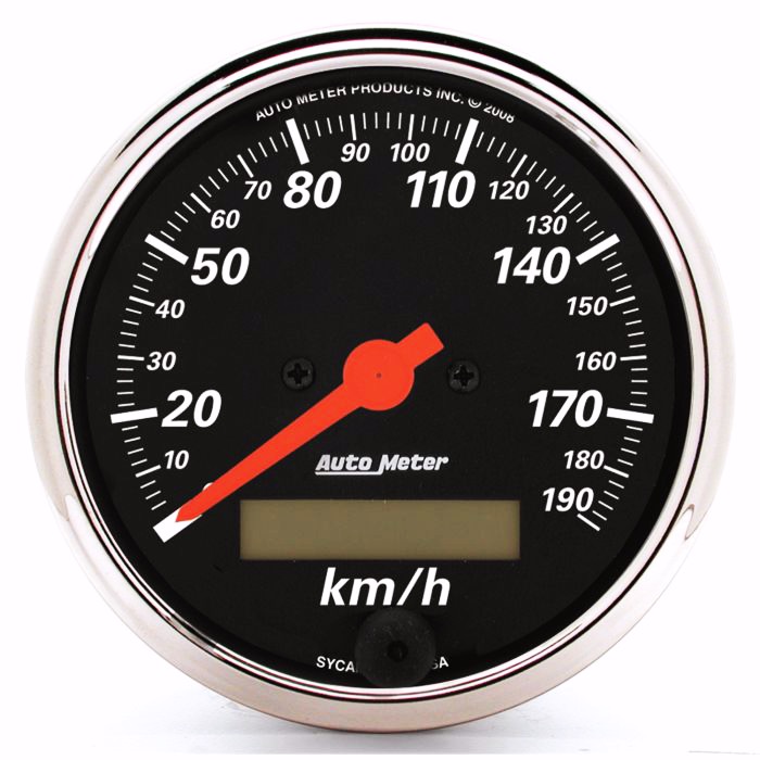 35 36 Chevy Master / 1935-1939 Chevy Truck Gauge Adapters w/ Auto Meter Designer Black Gauges - Image 4