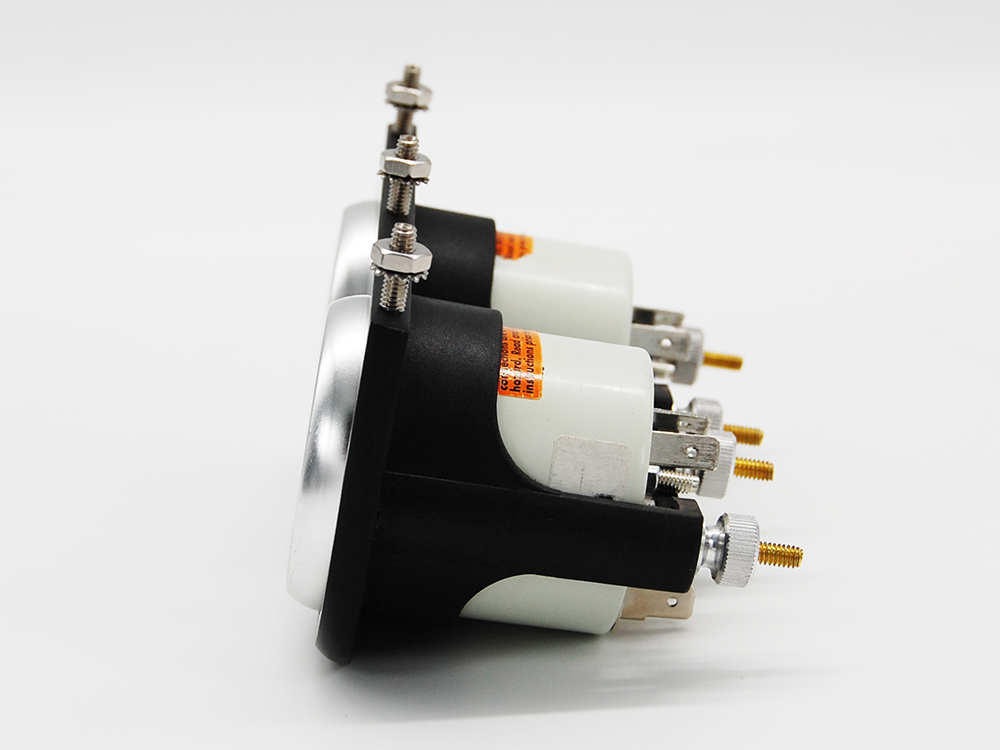 AutoMeter Cobalt Oil Pressure & Water Temperature Gauges in Aluminum Panel - Image 4