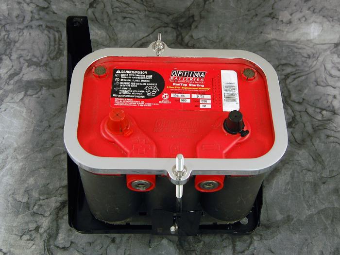 1958-1966 Chevy Truck billet aluminum Optima battery hold-down