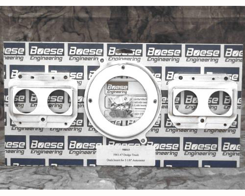 1939-1947 Dodge Truck 5 gauge Billet Aluminum Gauge Panels - Image 2