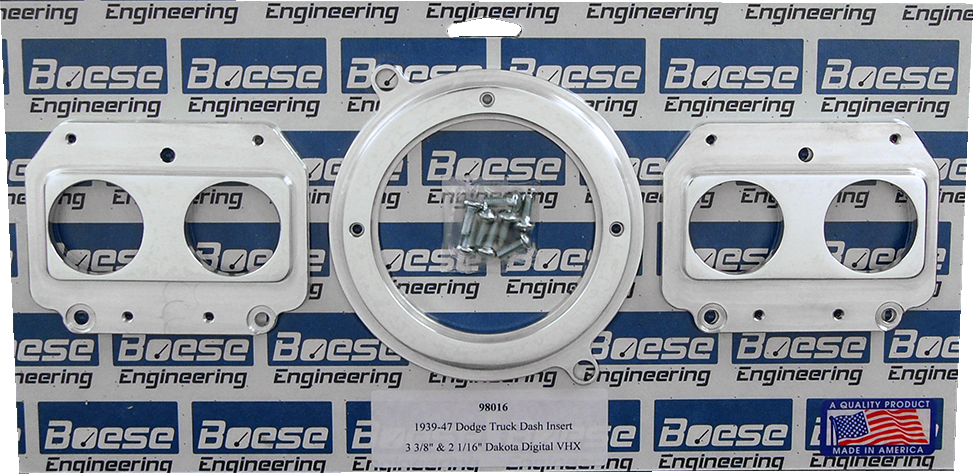 1939-1947 Dodge Truck 5 gauge Billet Aluminum Gauge Panels