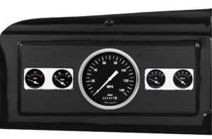 1939-1947 Dodge Truck Aluminum 5 Gauge Panel w/ Classic Instruments Hot Rod Gauges