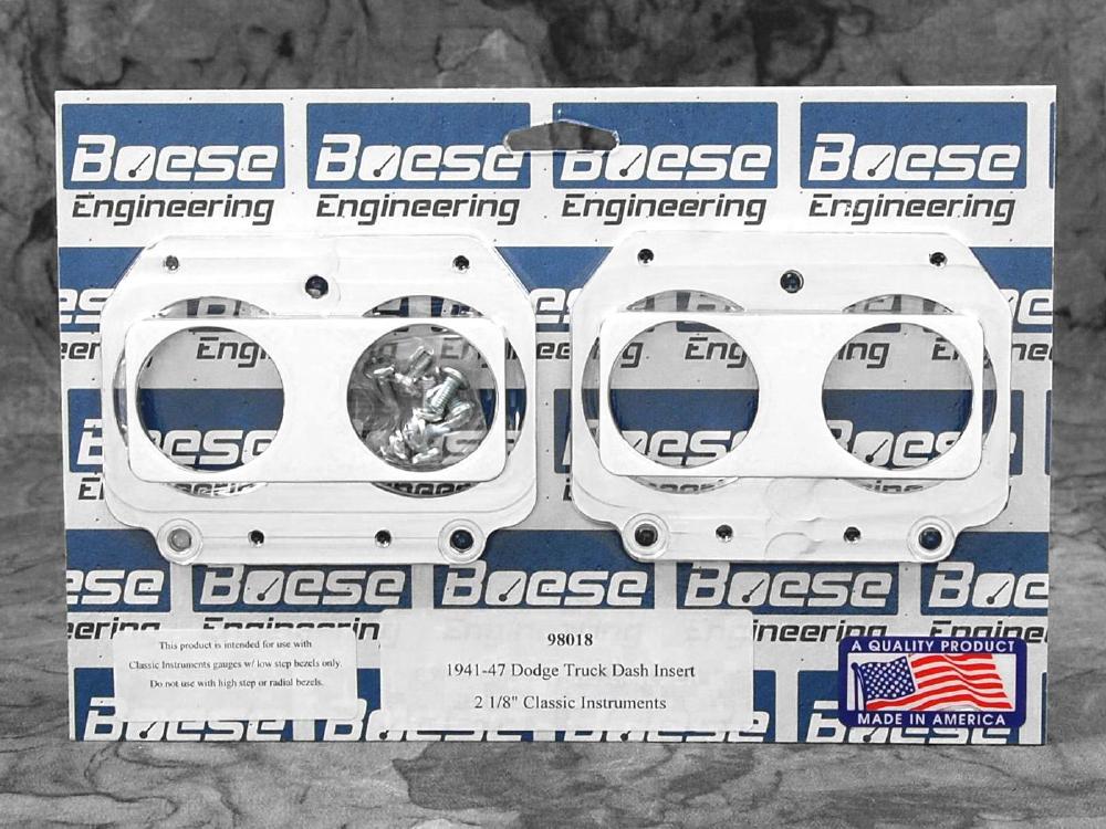 1939-1947 Dodge Truck 4 gauge Billet Aluminum Gauge Panels - Image 2