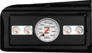 1939-1947 Dodge Truck Billet Aluminum Gauge Panel w/ Ultra-Lite Gauges