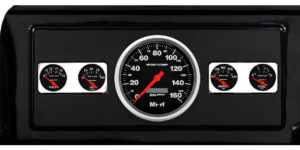 1939-1947 Dodge Truck Billet Aluminum Gauge Panel w/ Sport-Comp Gauges