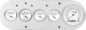 1954-1958 Dodge Truck Aluminum 5 Gauge Panel w/ Classic Instruments Gauges