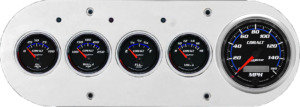 1954-1958 Dodge Truck Billet Aluminum Gauge Panel w/ Auto Meter Cobalt Gauges