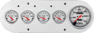 1954-1958 Dodge Truck Billet Aluminum Gauge Panel w/ Ultra-Lite gauges