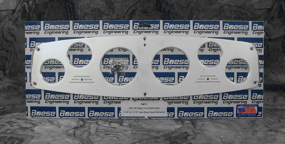 1961-1968 Dodge Truck 6 gauge Billet Aluminum Gauge Panels - Image 4