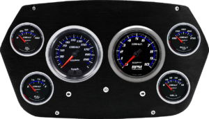 1959-1960 Dodge Truck Aluminum 6 Gauge Panel w/ Auto Meter Cobalt Gauges