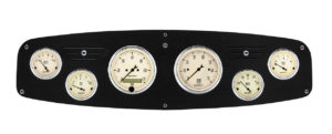1961-1968 Dodge Truck Aluminum Gauge Panel w/ AutoMeter Antique Beige Gauges