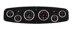 1961-1968 Dodge Truck Aluminum Gauge Panel w/ Auto Meter Designer Black Gauges
