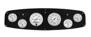 1961-1968 Dodge Truck Aluminum Gauge Panel w/ Auto Meter Old Tyme White Gauges