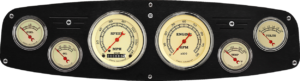 1961-1968 Dodge Truck Billet Aluminum 6 Gauge Panel w/ Classic Instruments Gauges