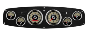 1961-1968 Dodge Truck Aluminum Dash Insert w/ Auto Meter American Cruiser Gauges