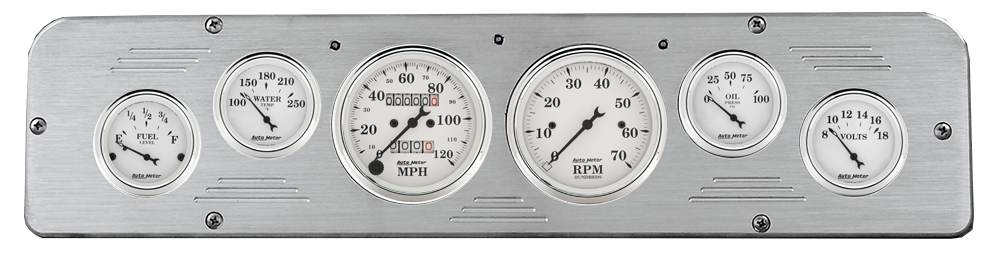 1969-1971 Dodge Truck Billet Aluminum Gauge Panel w/ Auto Meter Street Rod series gauges - Image 5