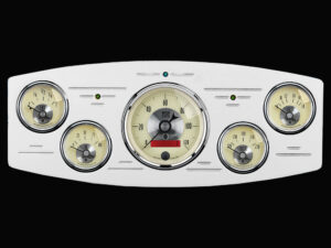 1933-1934 Dodge Car Billet Aluminum 5 Gauge Panel w/ Auto Meter Prestige Series