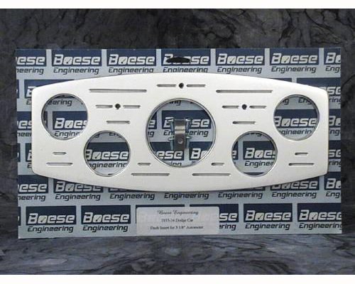 1933-1934 Dodge Car 5 gauge Billet Aluminum Gauge Panels - Image 2