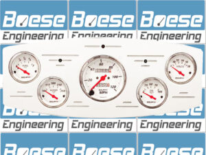 1933-1934 Dodge Car Billet Aluminum Gauge Panel w/ Auto Meter Street Rod series gauges