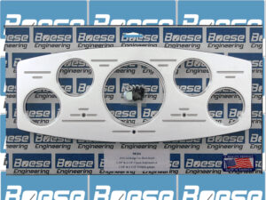 1933-1934 Dodge Car 5 gauge Billet Aluminum Gauge Panels