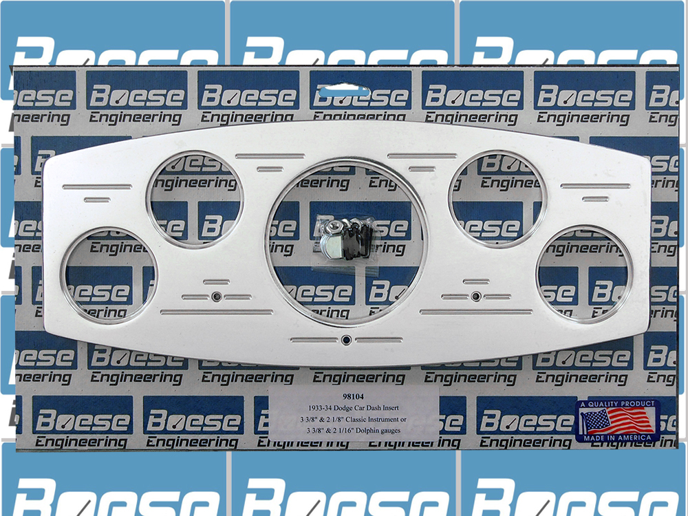 1933-1934 Dodge Car 5 gauge Billet Aluminum Gauge Panels