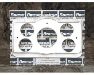 1936 Dodge Car 5 gauge Billet Aluminum Gauge Panels